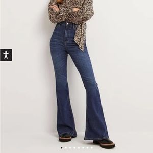 Boden High Rise Fitted Flair Jeans 16/18